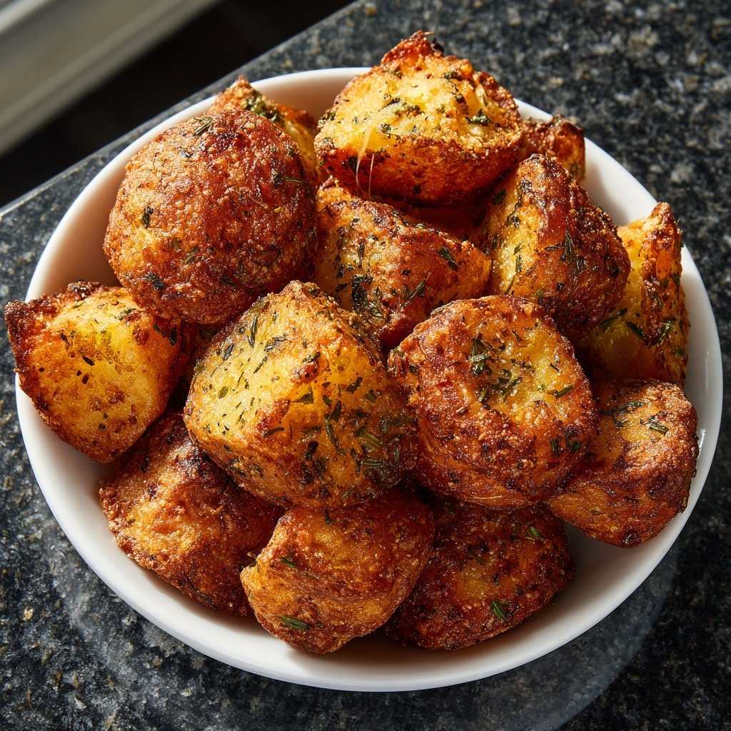 Super Bowl Garlic Herb Potato Bites