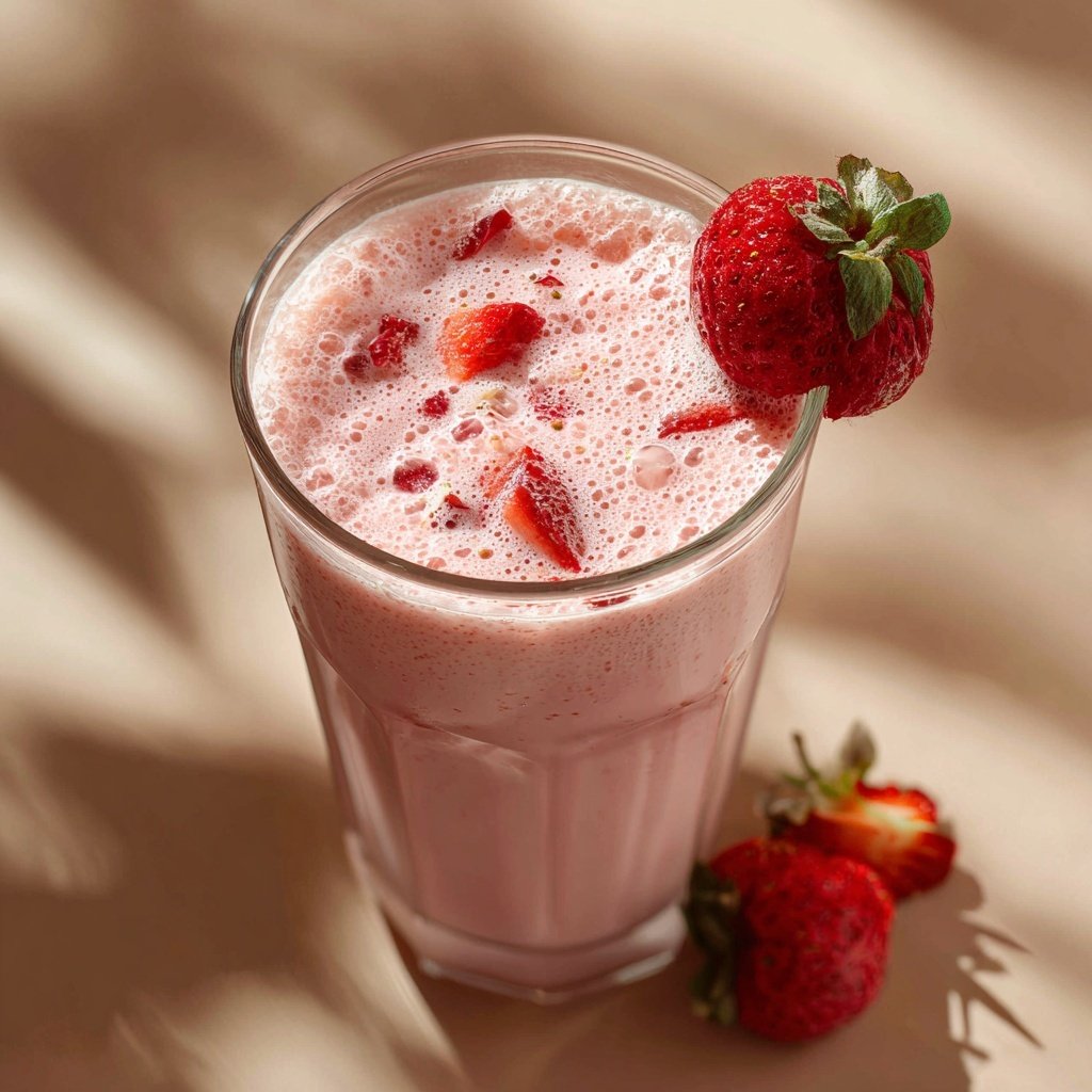 Fresh Strawberry Milk