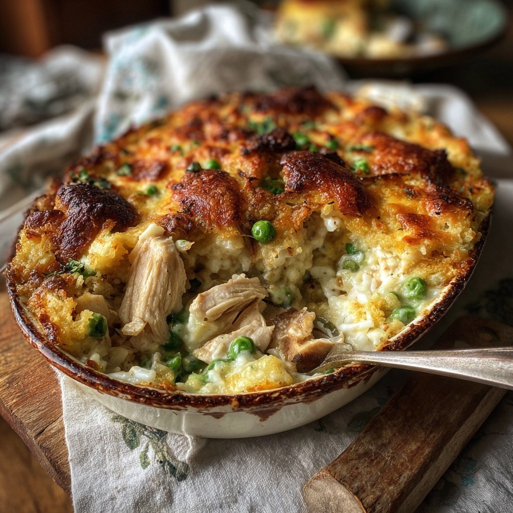 Rotisserie Chicken And Rice Casserole