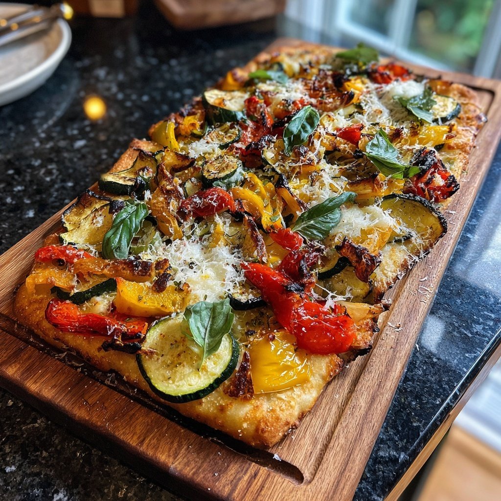 Grilled Veggie Flatbread