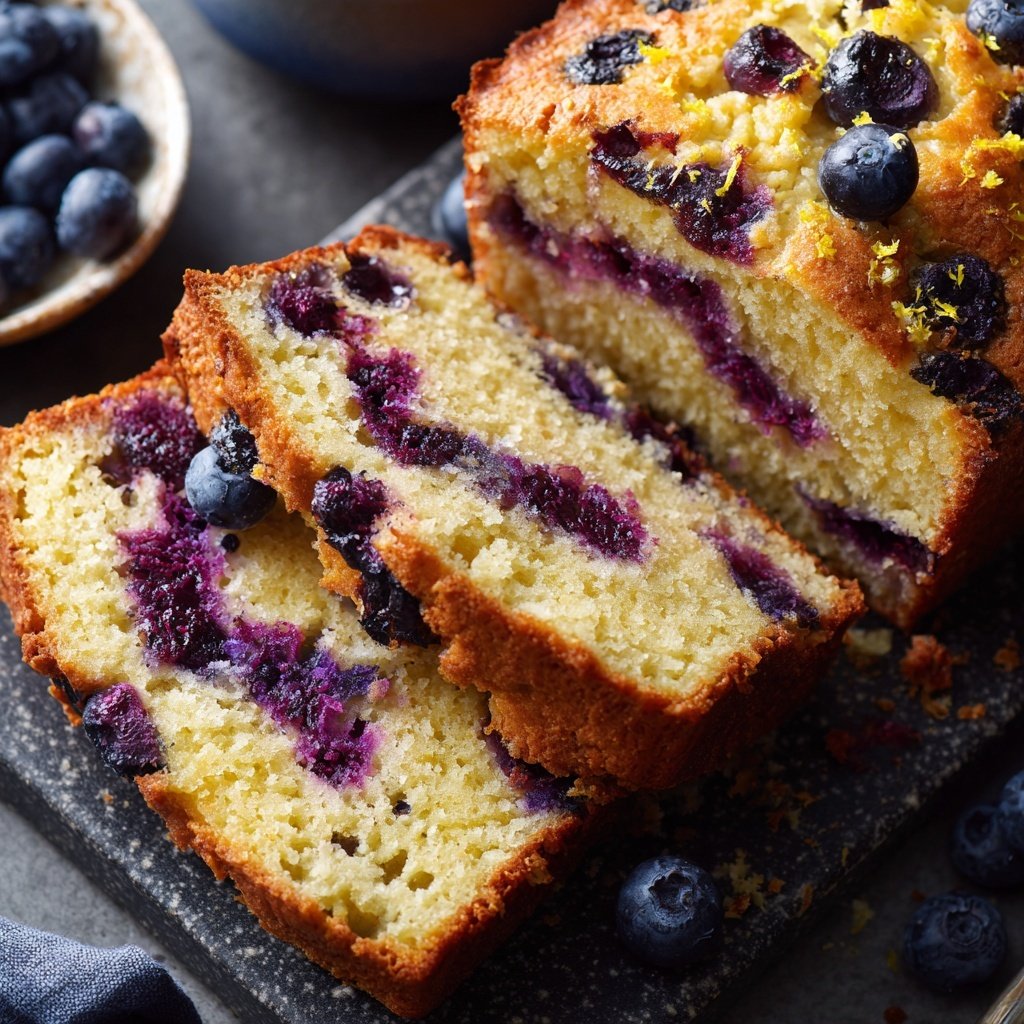 Lemon Blueberry Quick Bread