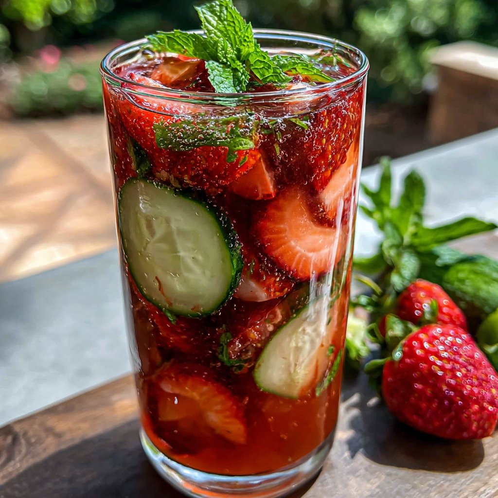 Cucumber Strawberry Spring Spritzer
