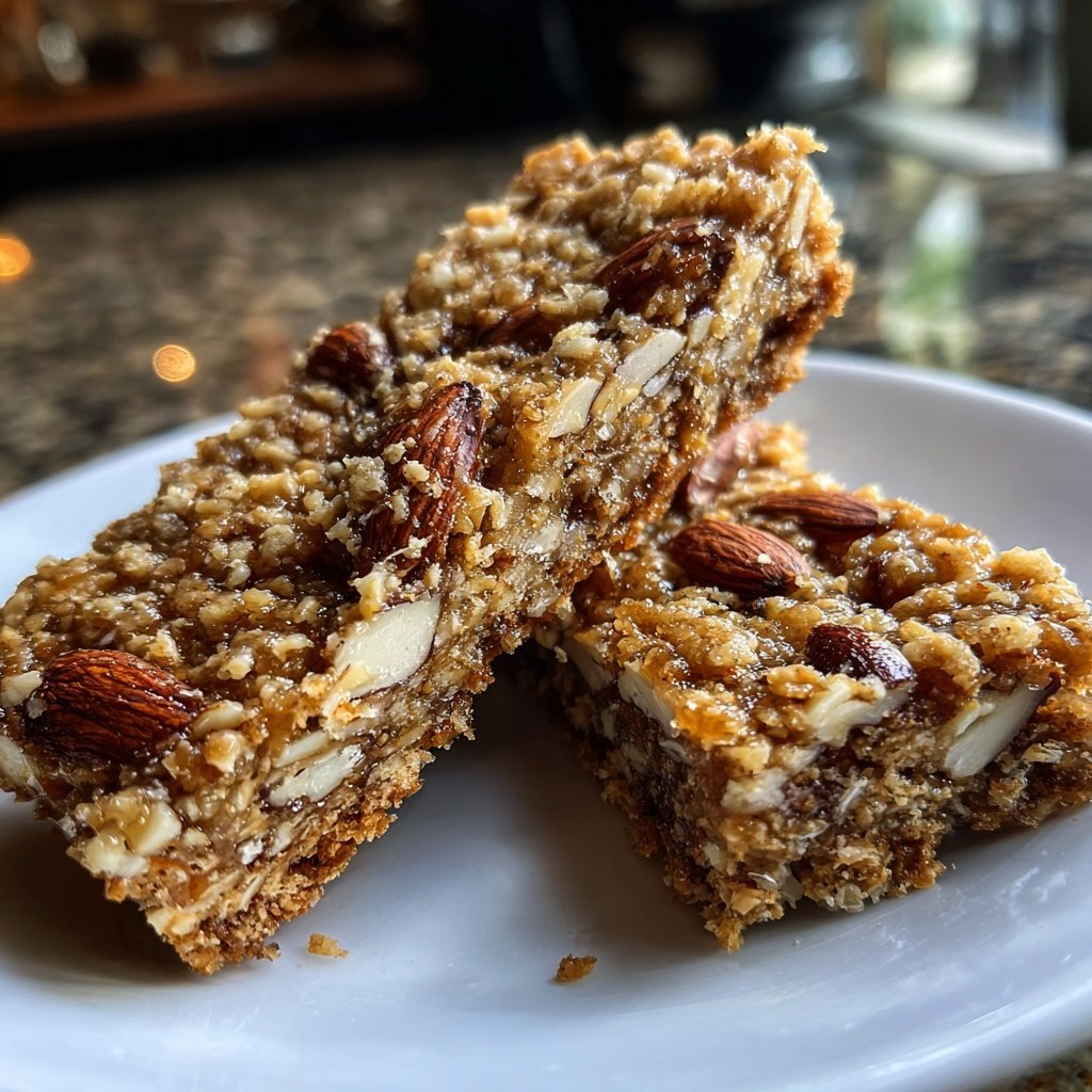 Vanilla Almond Breakfast Bars