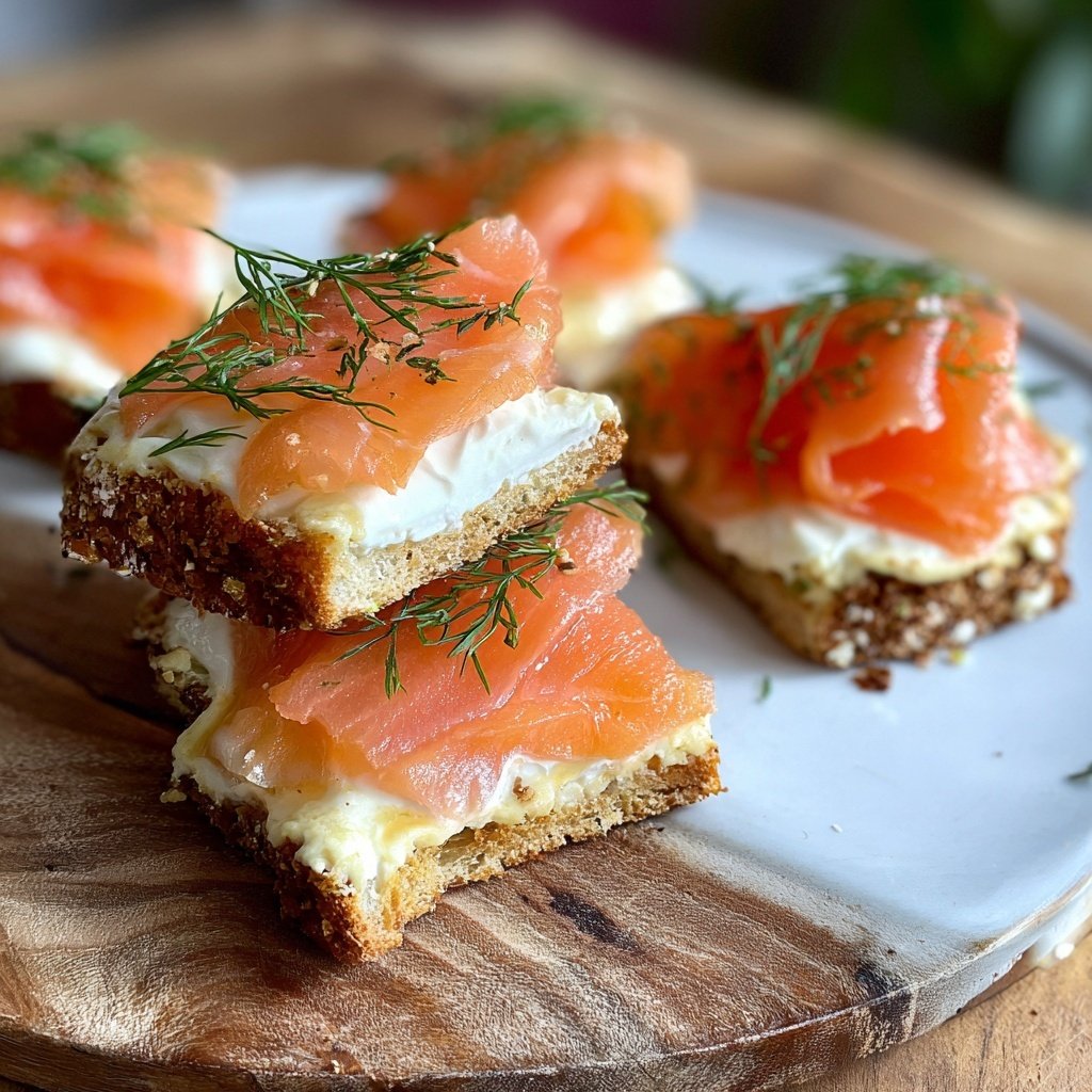 Canapés with Smoked Salmon