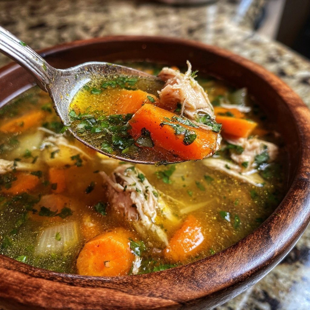 Spring Chicken Vegetable Soup