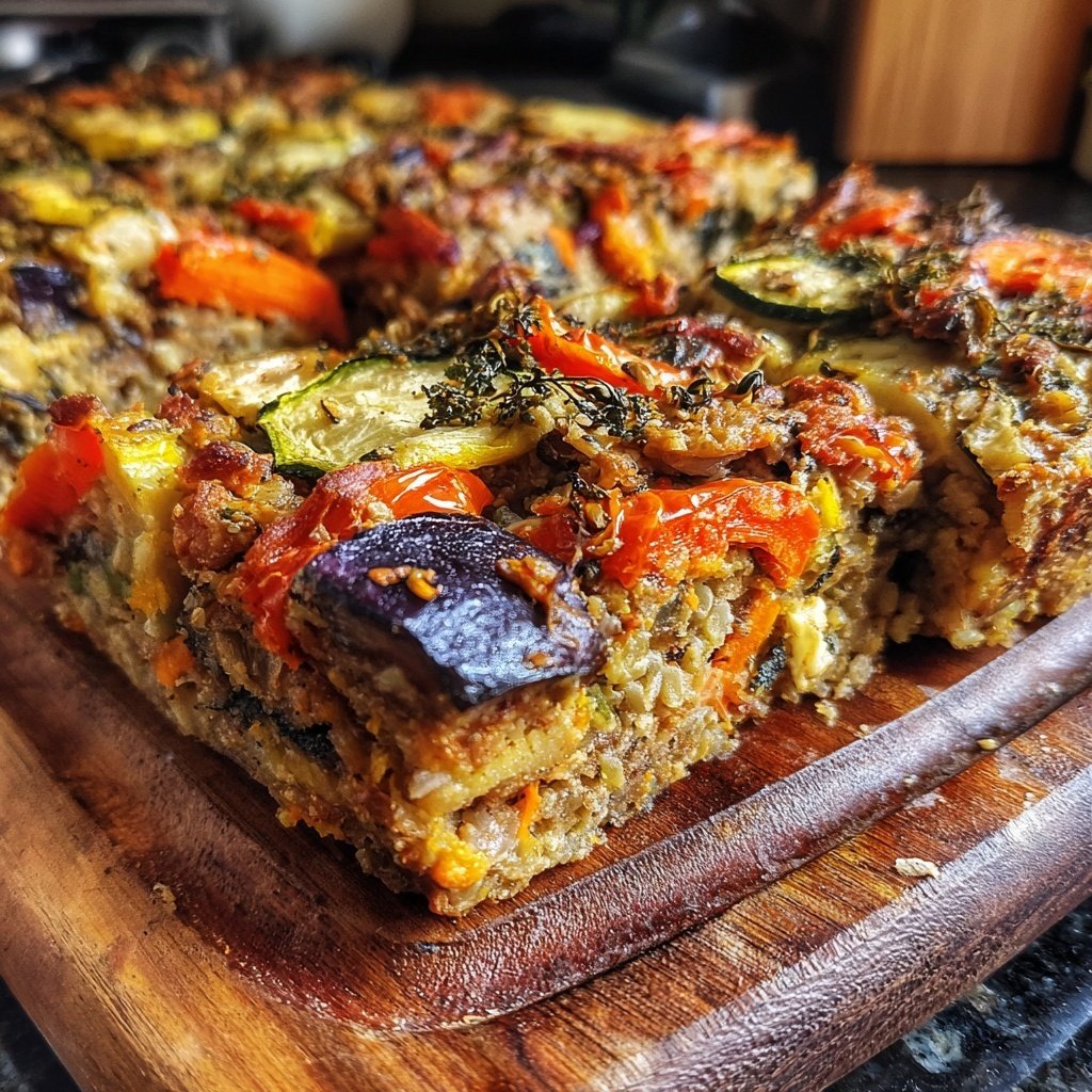 Sunday Roasted Vegetable Grain Bake