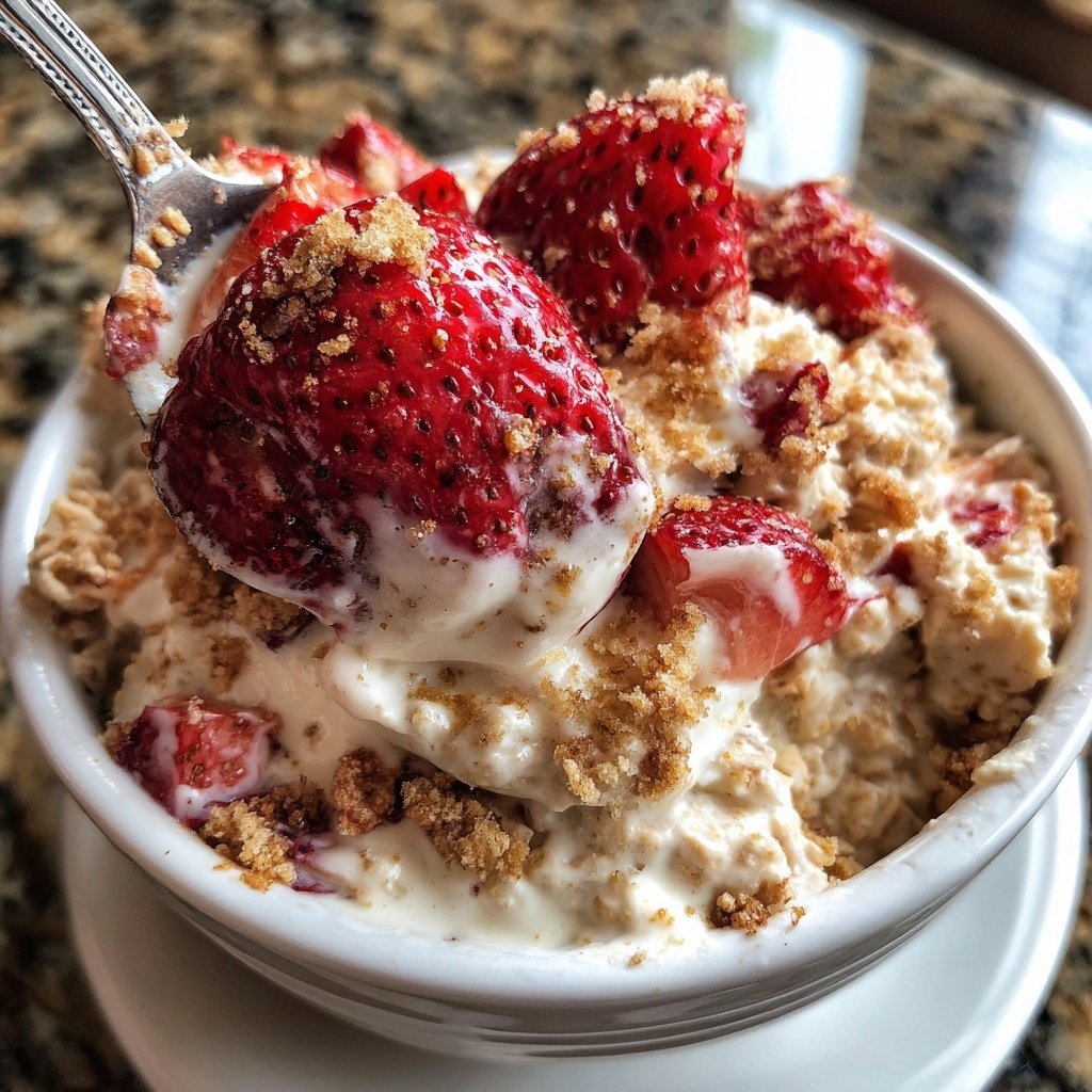 Strawberry Cheesecake Oatmeal