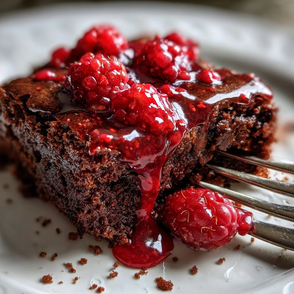 Chocolate Raspberry Sheet Cake