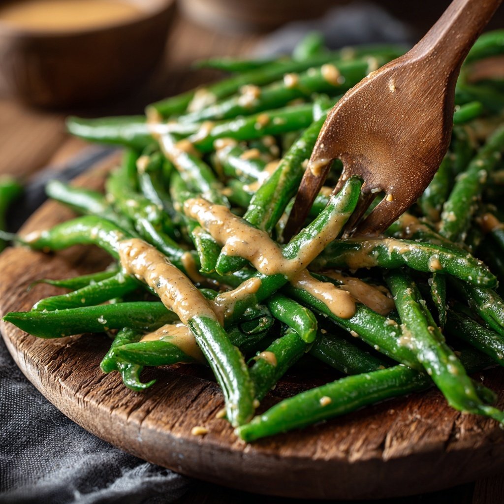 Green Beans with Almond Butter