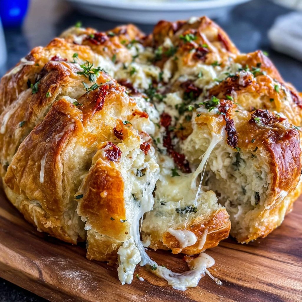 Spring Brunch Savory Croissant Breakfast Bake