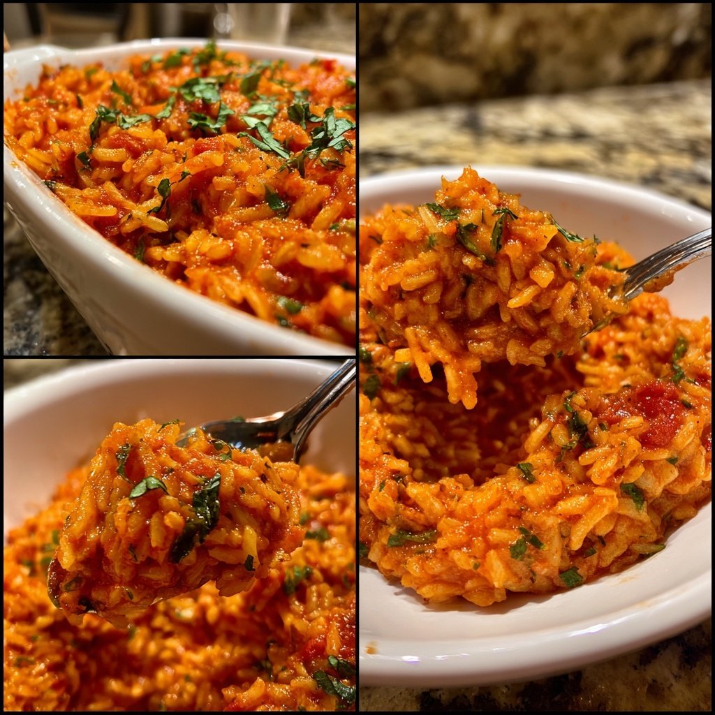 Creamy Tomato Rice with Herbs